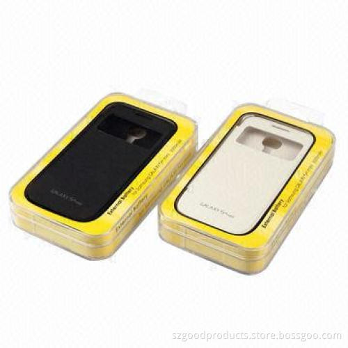 Universal power bank with leather cover and built-in safe lithium battery for S4 mini